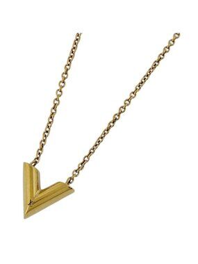 Louis Vuitton Essential V-neck Necklace Gold Plated